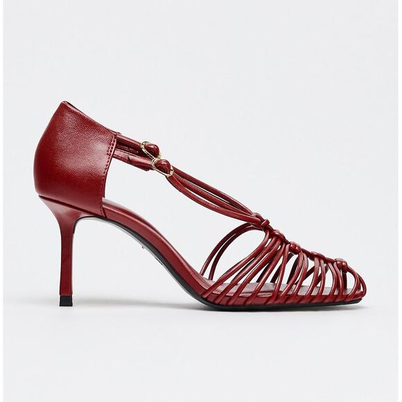 ZARA Strappy Heeled Sandals NWT - Picture 14 of 16